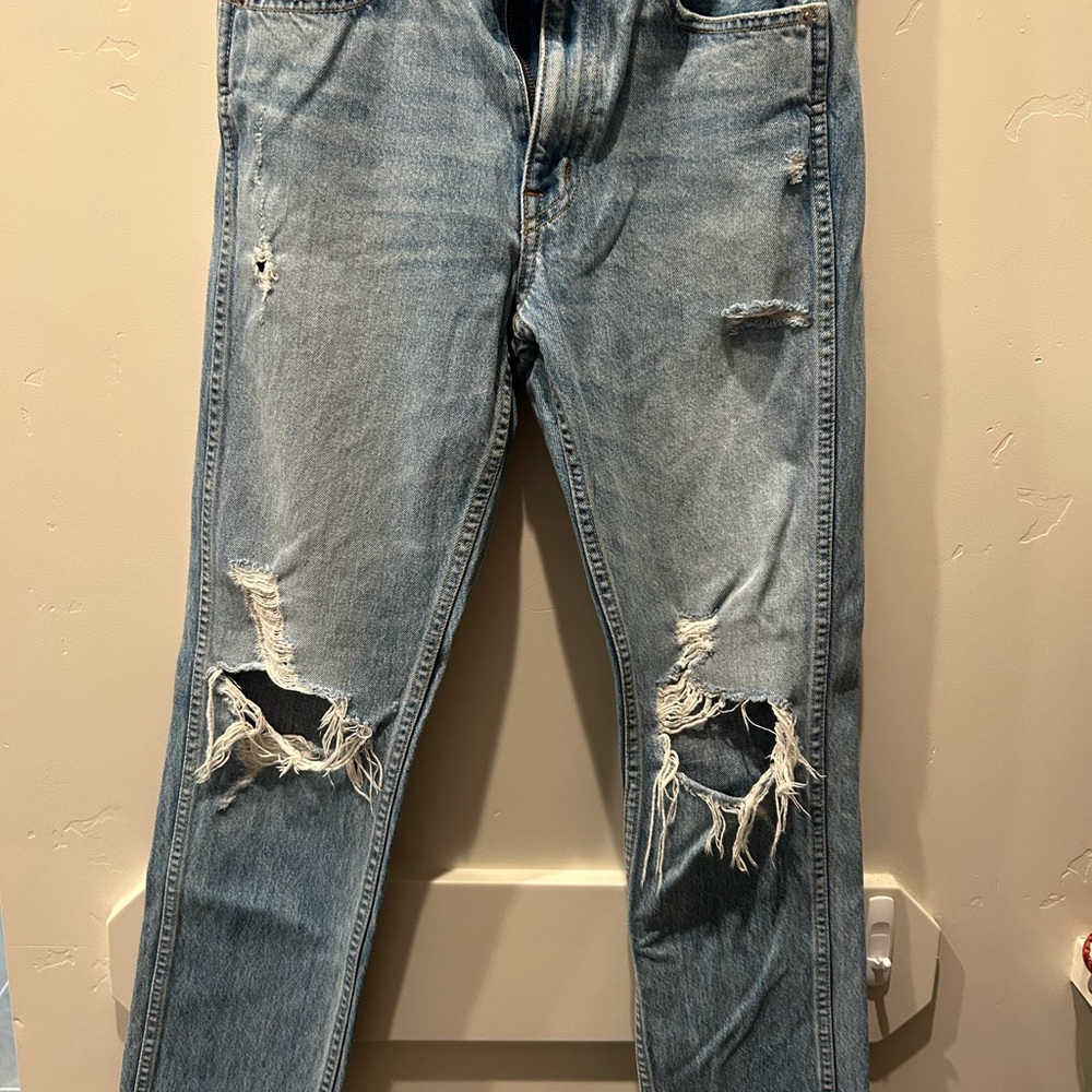 Slvrlake Straight Leg Blue Jeans